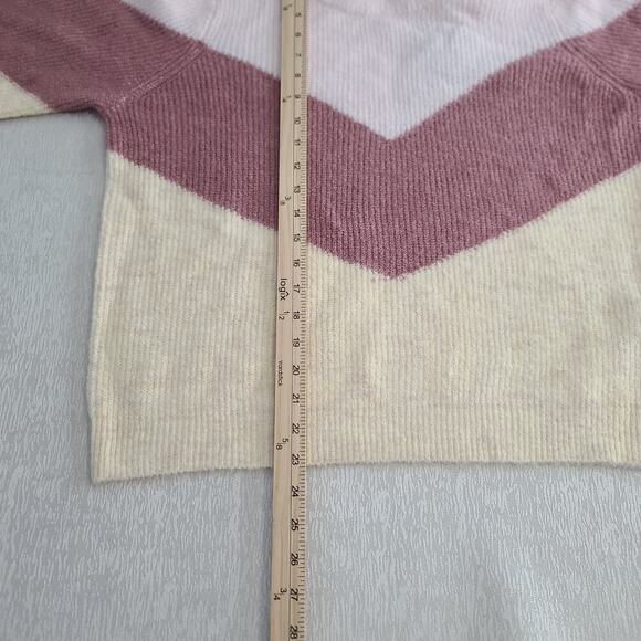 Vero Moda Colorblock amazingly soft sweater size Large Cozycore Office Pink - Picture 5 of 8